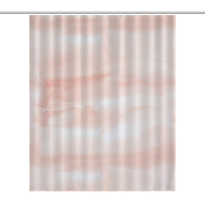 Lightweight Shower Curtain-Morning Stories Coral