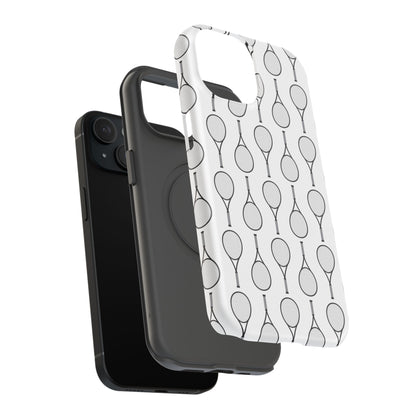 Impact-Resistant Phone Case- Tennis Racquets