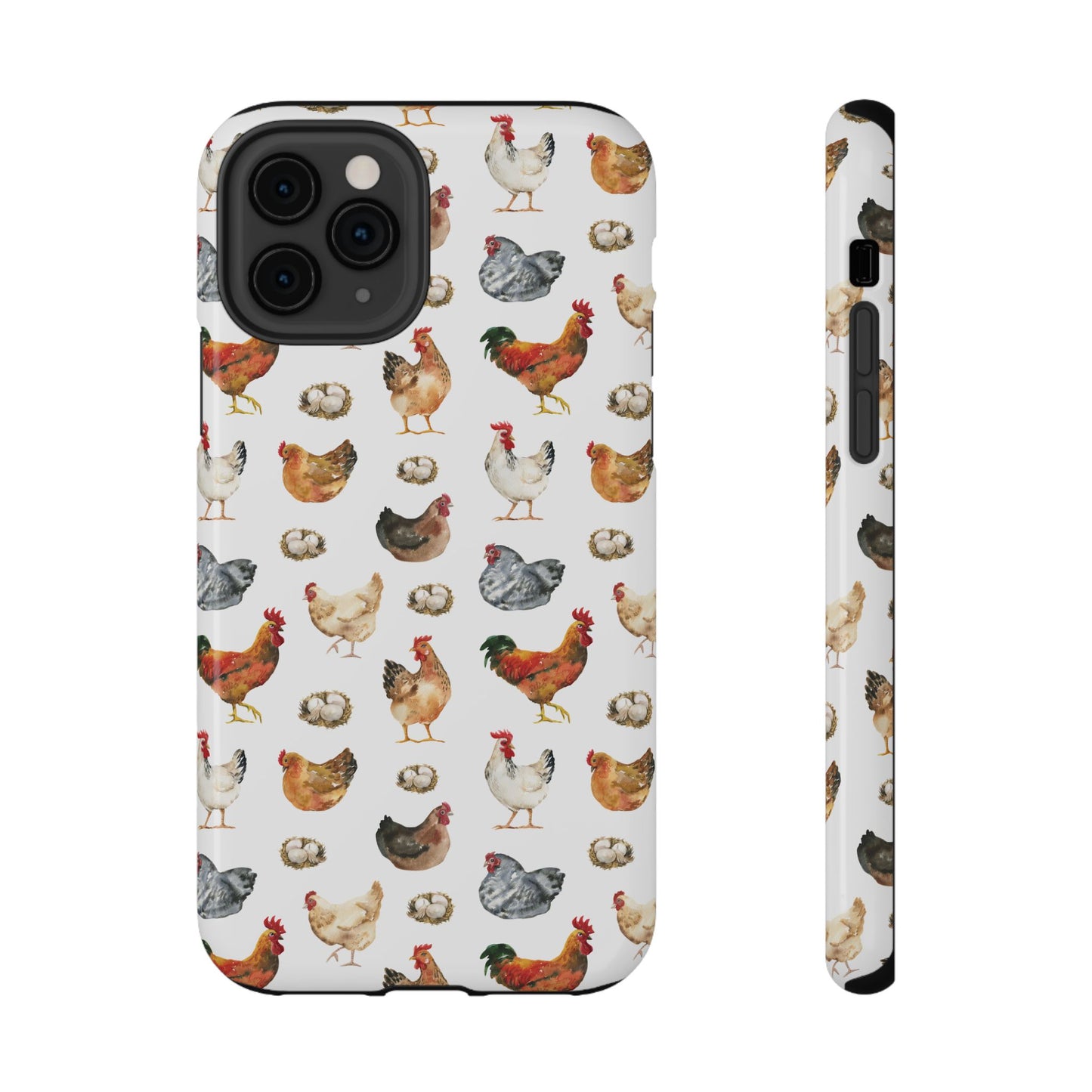 Impact-Resistant Phone Case - Chicken Love