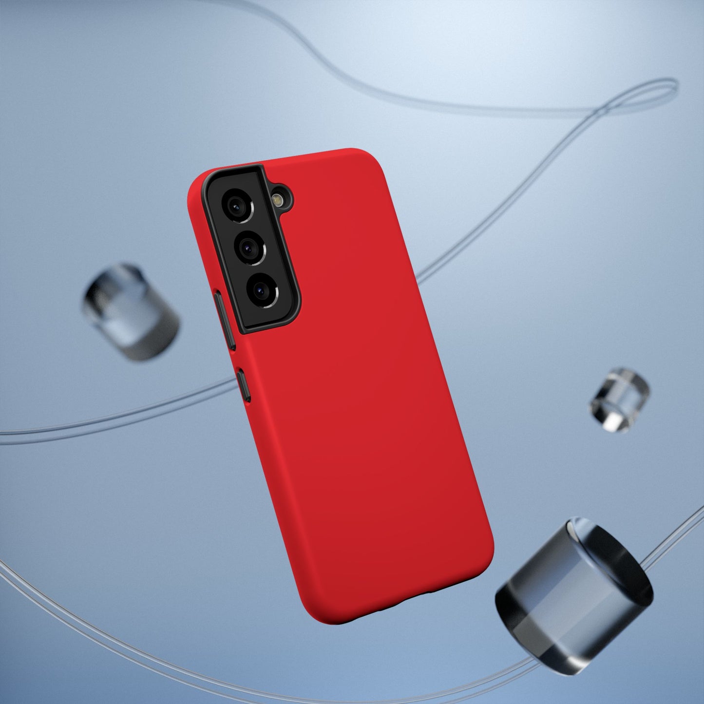 Impact-Resistant Phone Case - Lipstick Red