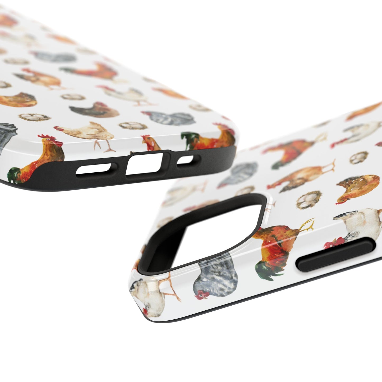 Impact-Resistant Phone Case - Chicken Love