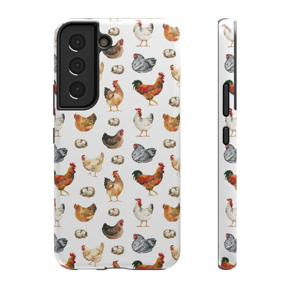 Impact-Resistant Phone Case - Chicken Love