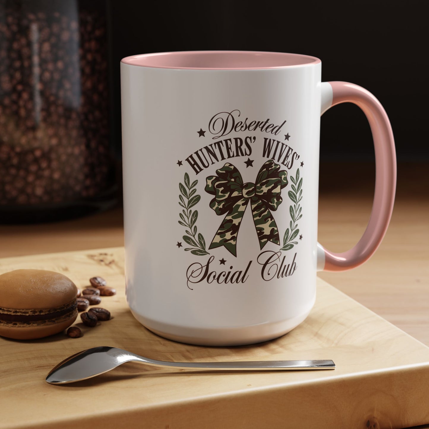 Accent Coffee Mug- Deserted Hunter's Wife Social Club