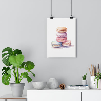 Giclée Art Print Watercolor Candy Land Macaron