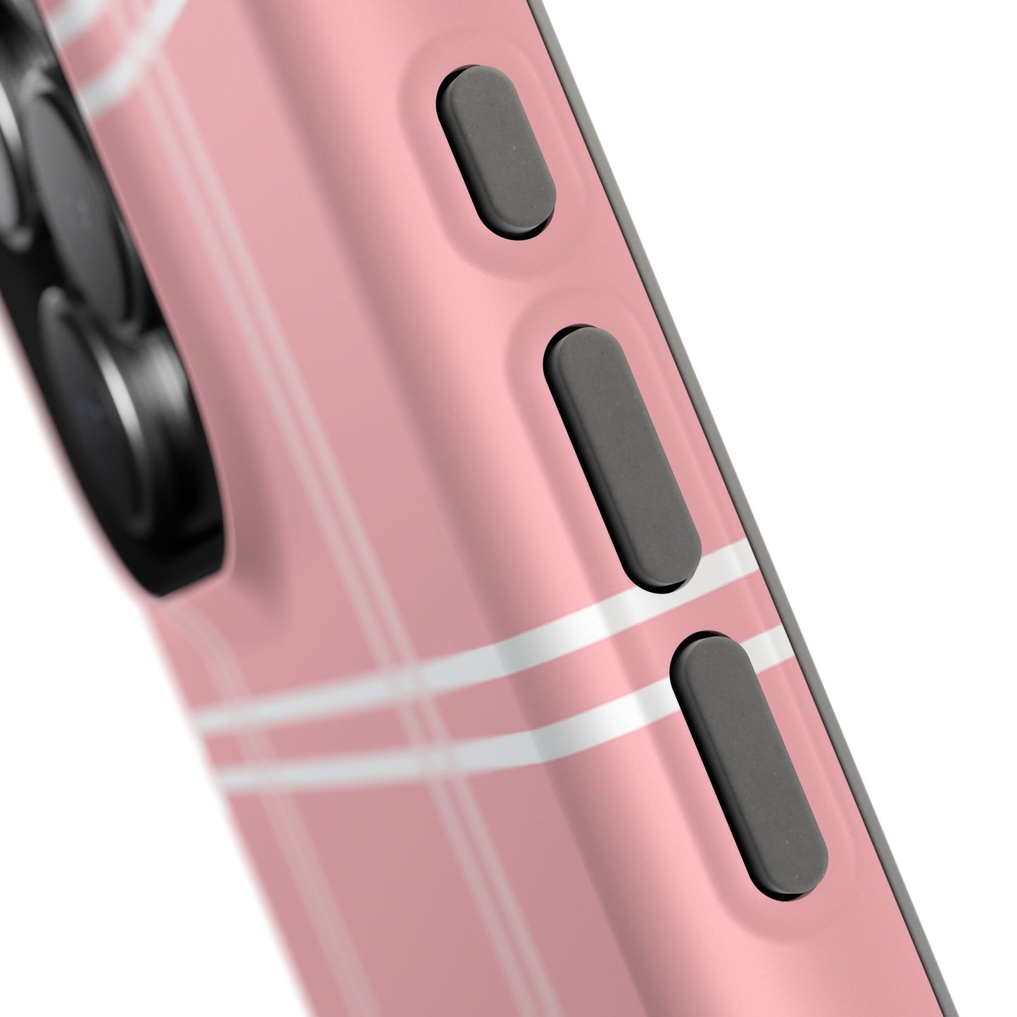 Impact-Resistant Phone Case -Girly Plaid