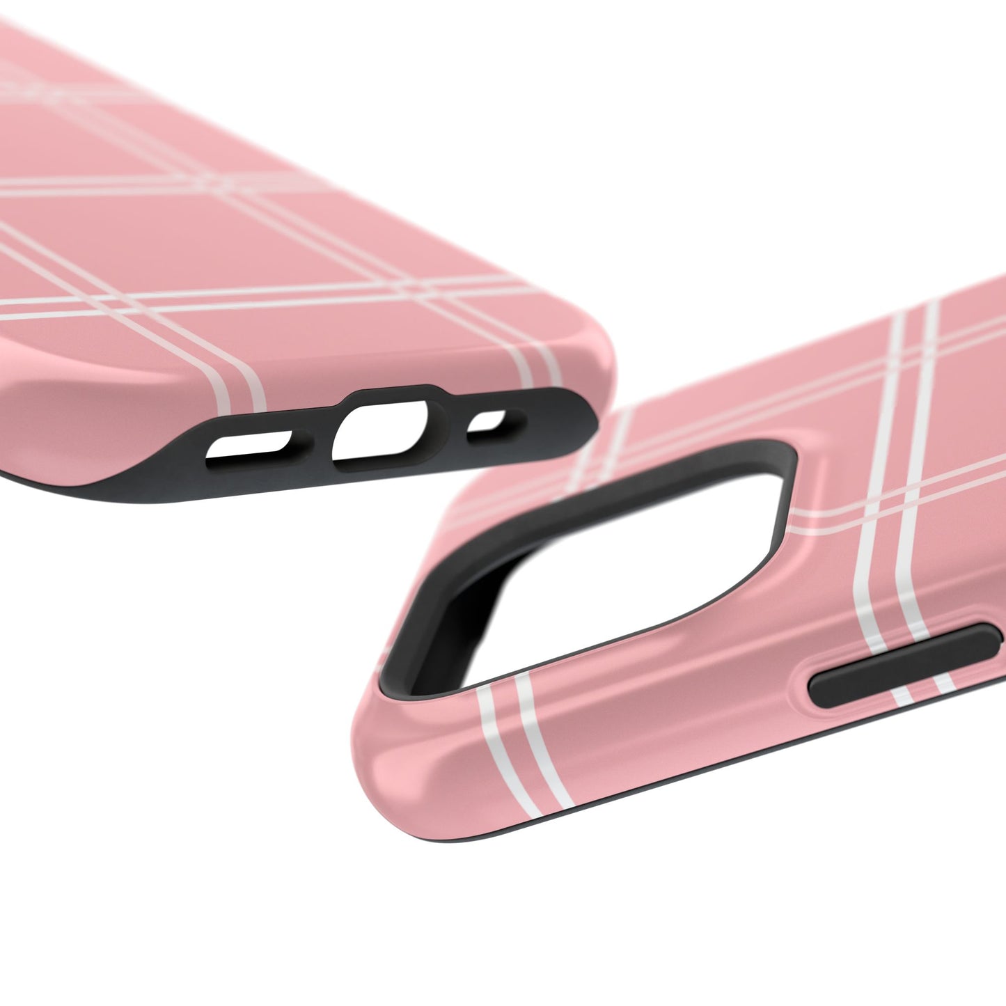 Impact-Resistant Phone Case -Girly Plaid