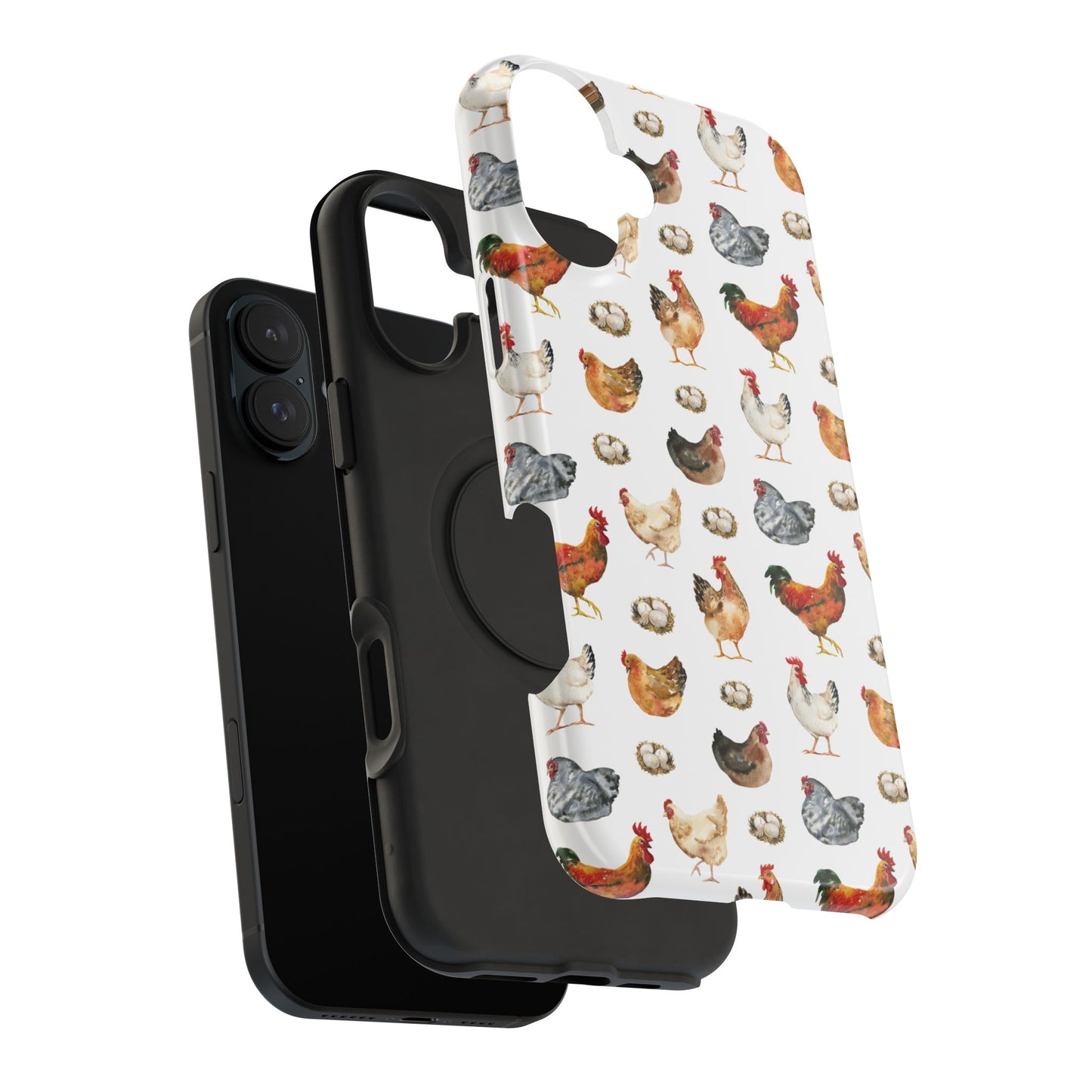 Impact-Resistant Phone Case - Chicken Love