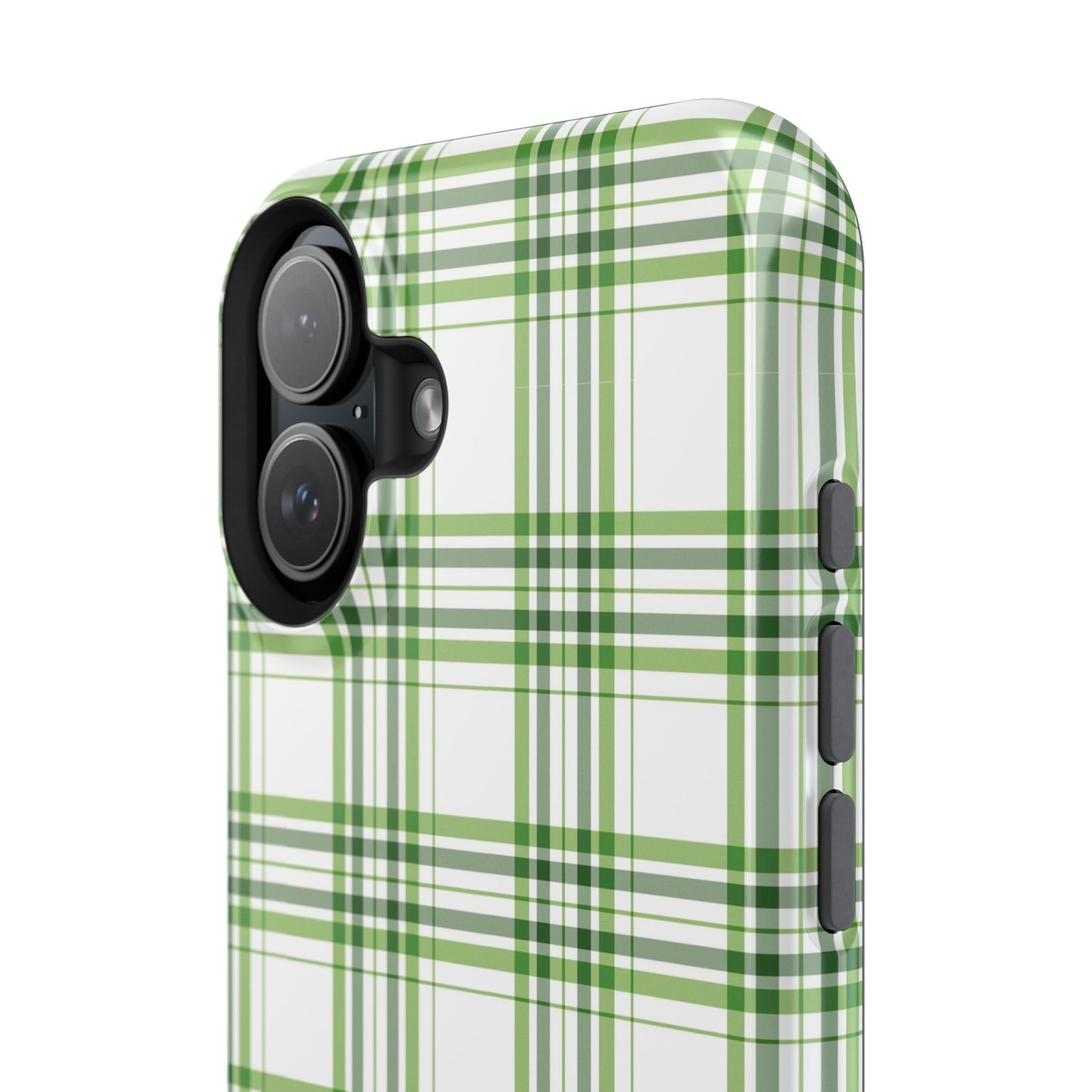 Impact-Resistant Phone Case -St. Patrick's Day Plaid