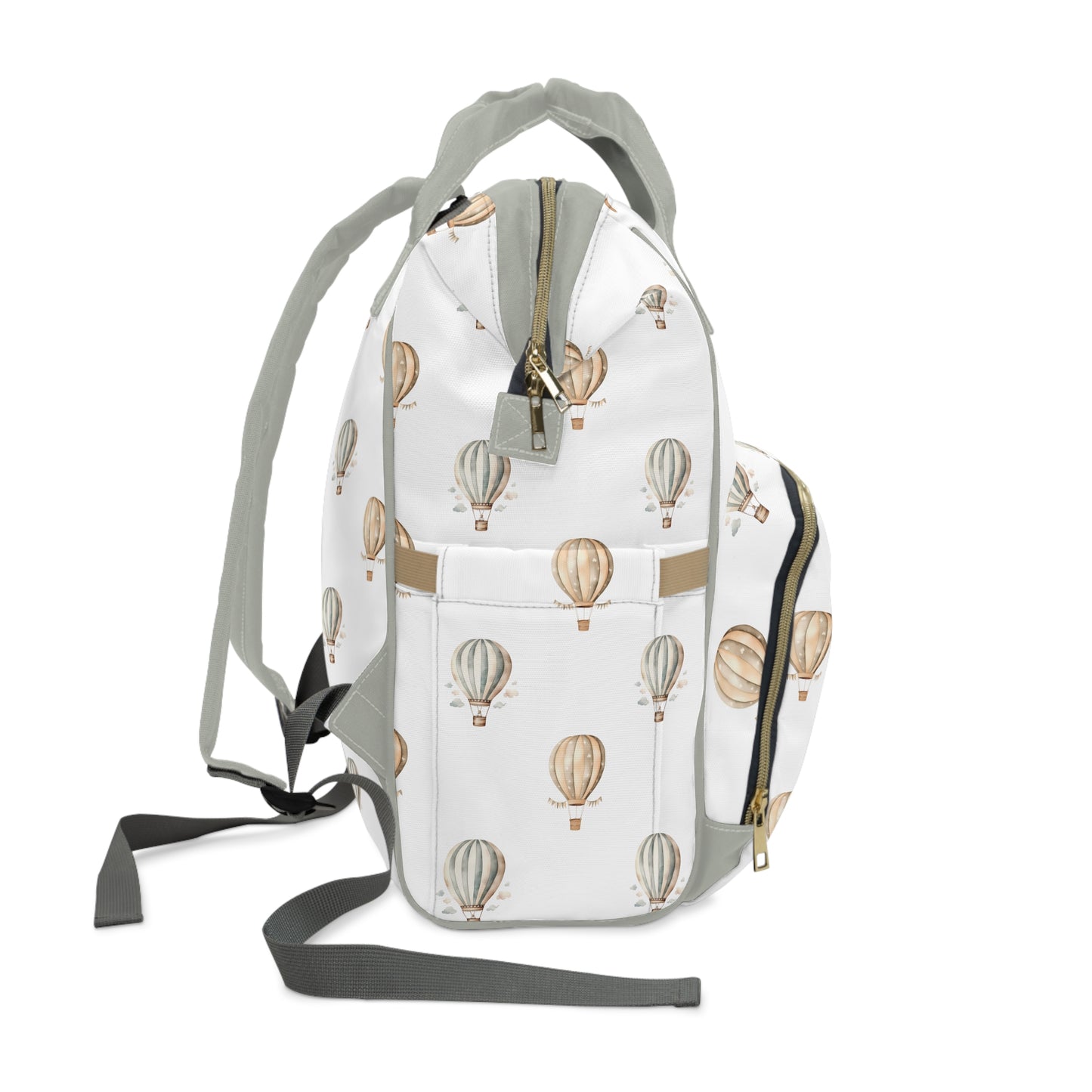 Neutral Hot Air Balloons Multifunctional Diaper Backpack