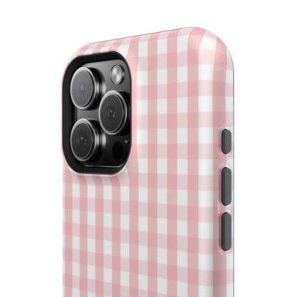 Impact-Resistant Cases -Pink Gingham