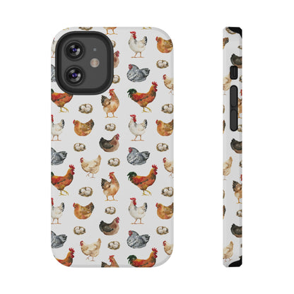 Impact-Resistant Phone Case - Chicken Love