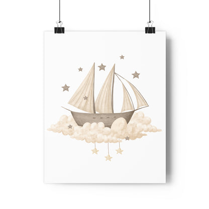 Giclée Art Print Memories of Dreams Ships Neutral