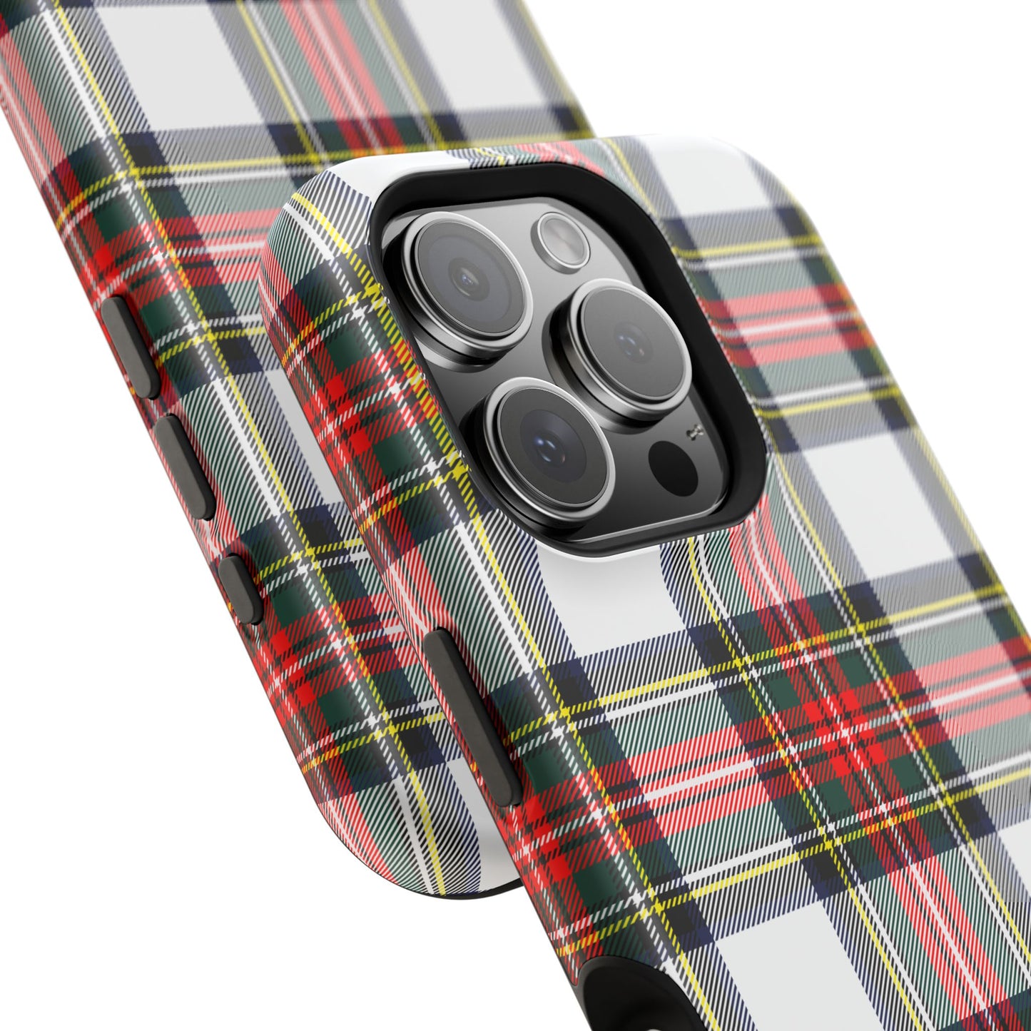 Christmas Holiday Tartan Plaid Impact-Resistant Phone Case, Holiday Phone Case, Fashion Phone Case, iPhone, Samsung Case