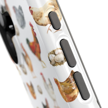 Impact-Resistant Phone Case - Chicken Love