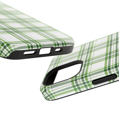 Impact-Resistant Phone Case -St. Patrick's Day Plaid