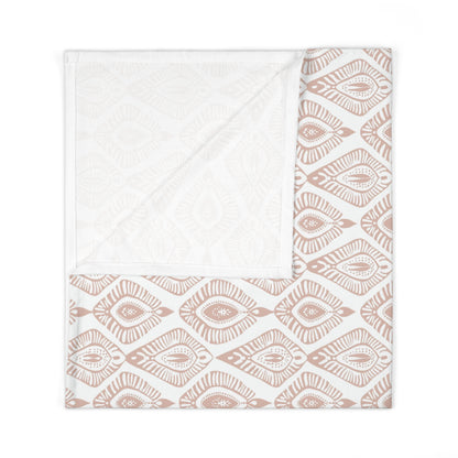 Baby Swaddle Blanket Boho Baby Dusty Pink 2