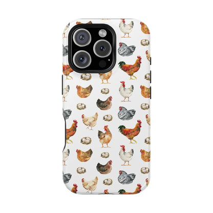 Impact-Resistant Phone Case - Chicken Love