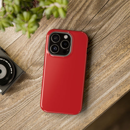 Impact-Resistant Phone Case - Lipstick Red