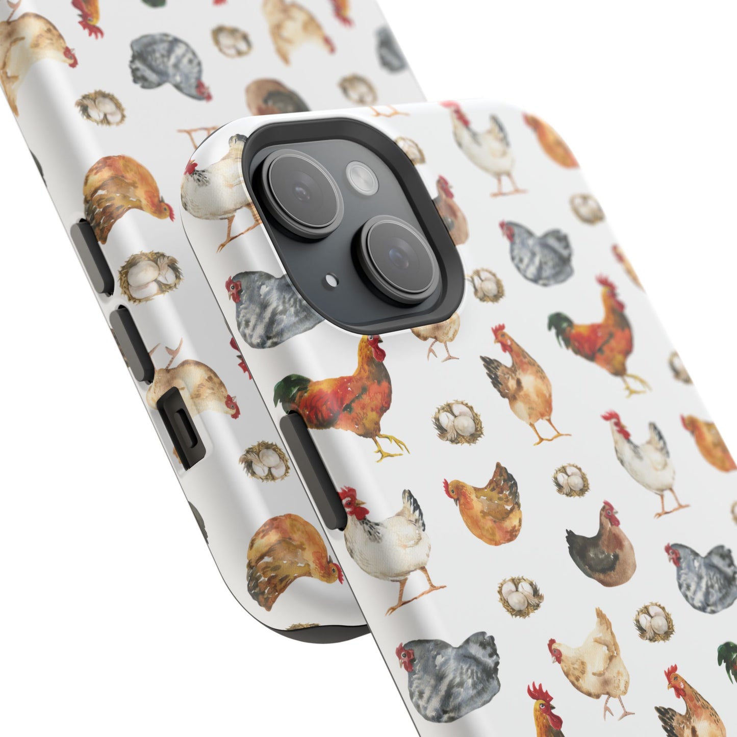 Impact-Resistant Phone Case - Chicken Love