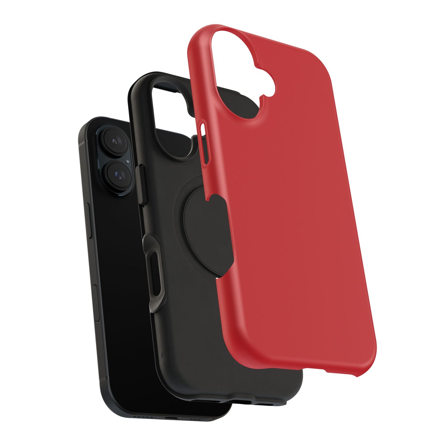 Impact-Resistant Phone Case - Lipstick Red