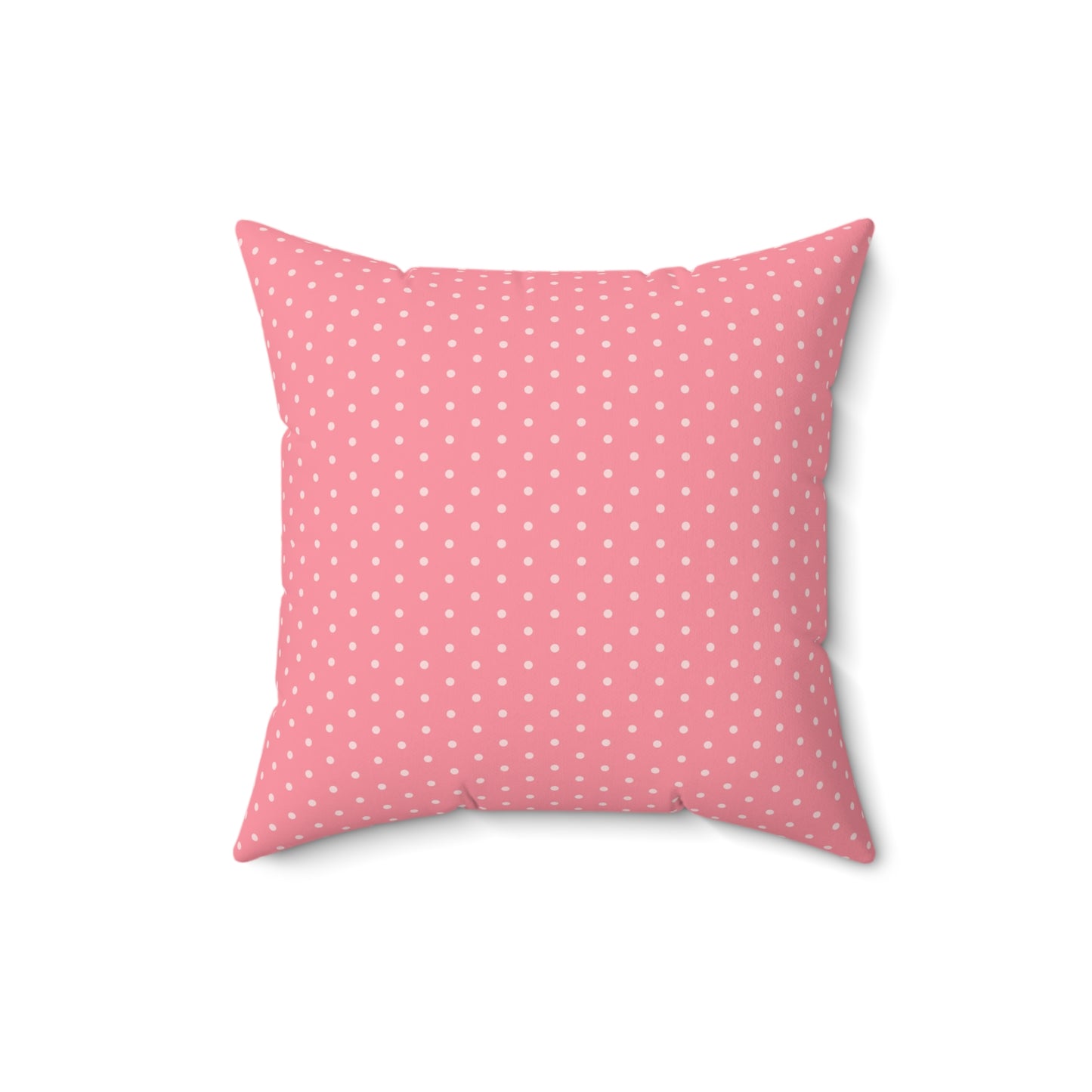 Spun Polyester Square Pillow with Removable Cover Hedgehog Playdate Plaid Polka Dots