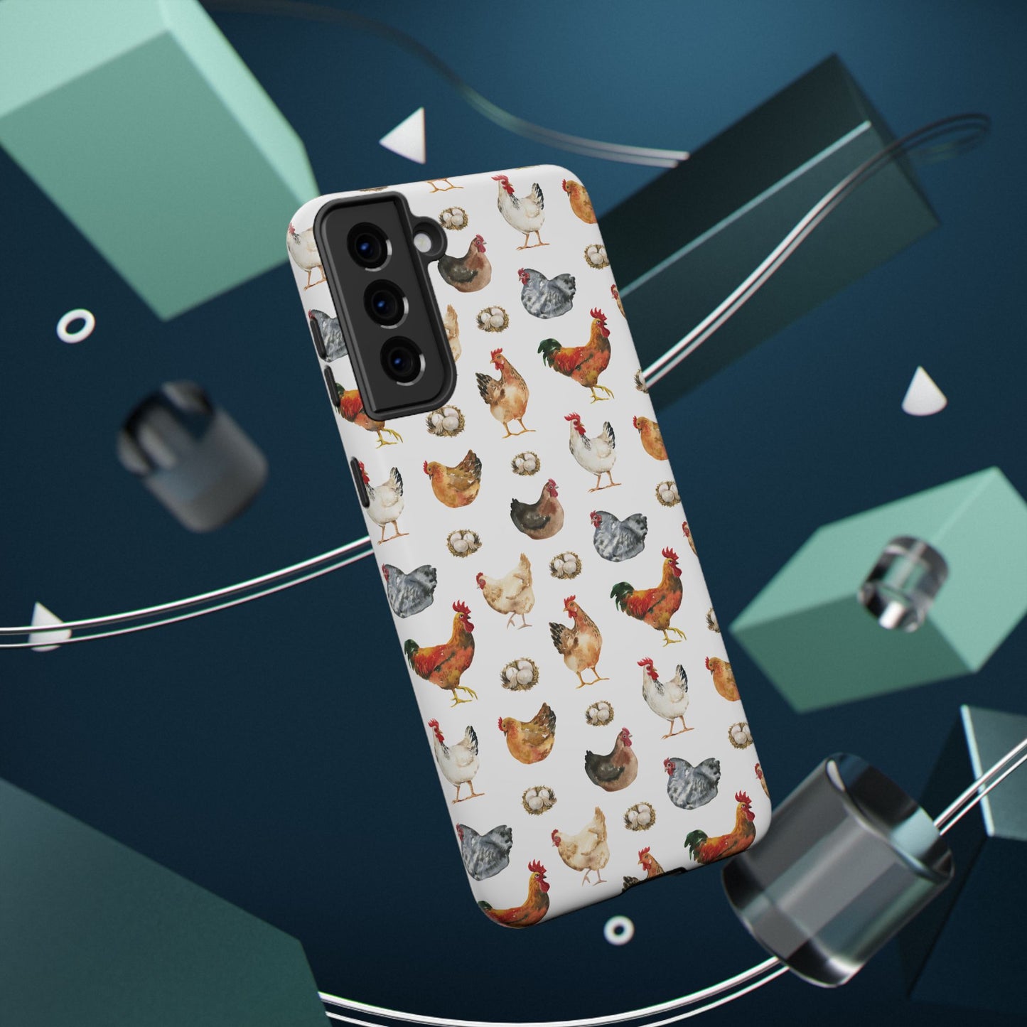 Impact-Resistant Phone Case - Chicken Love