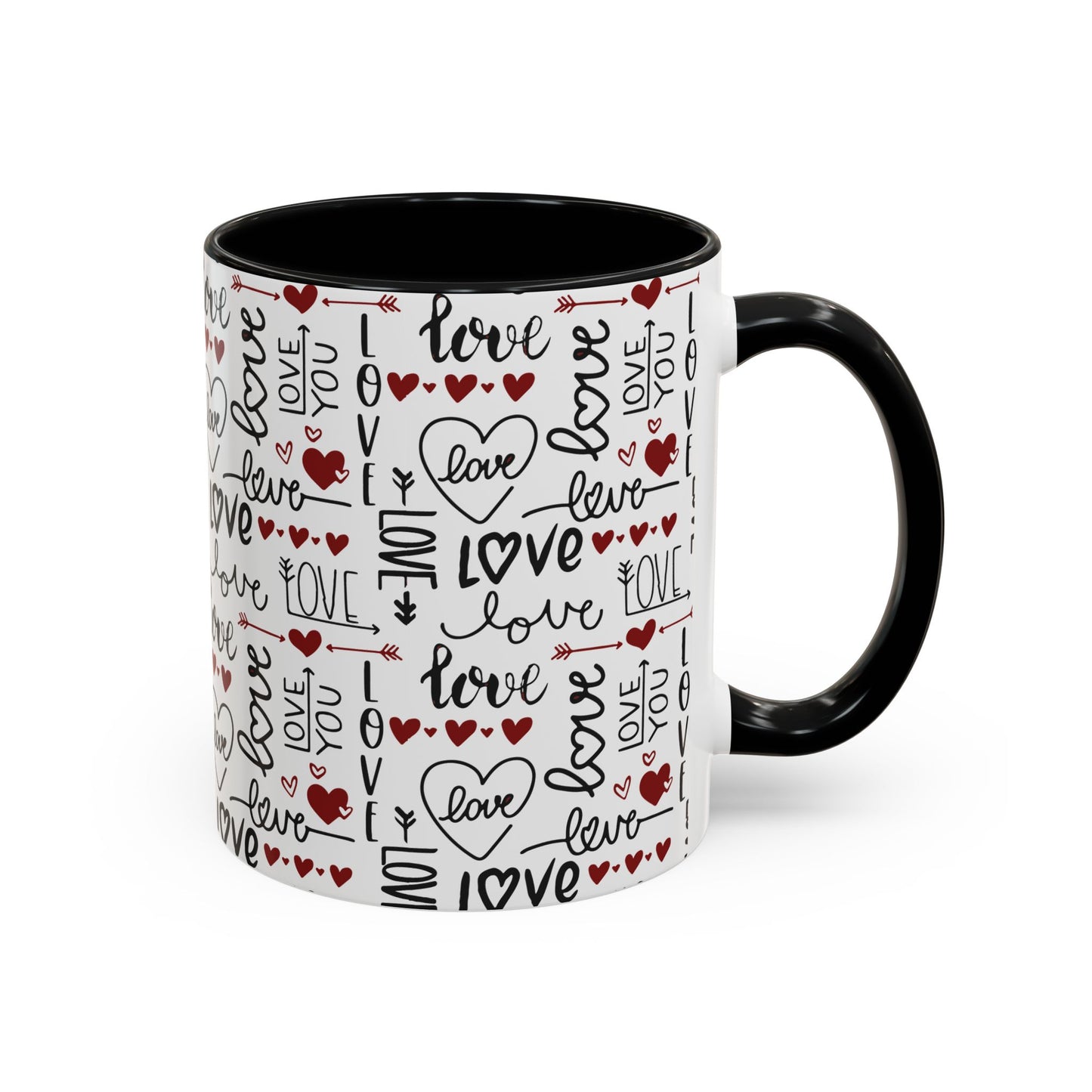 Accent Coffee Mug (11, 15oz)- Valentine Love