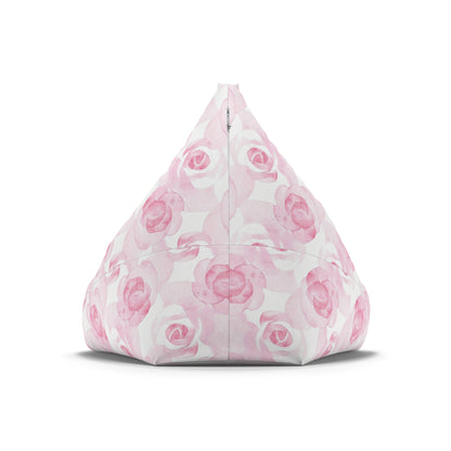 Watercolor Roses Bean Bag Chair Cover