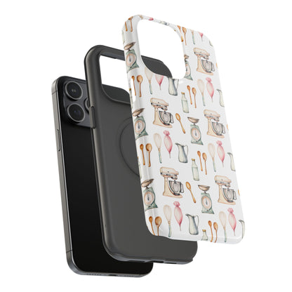 Impact-Resistant Phone Case- Watercolor Baker