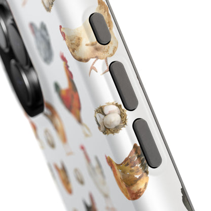 Impact-Resistant Phone Case - Chicken Love