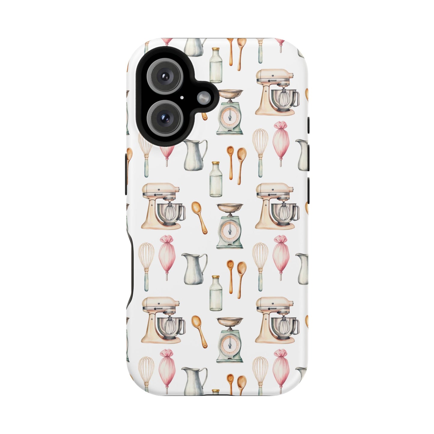 Impact-Resistant Phone Case- Watercolor Baker