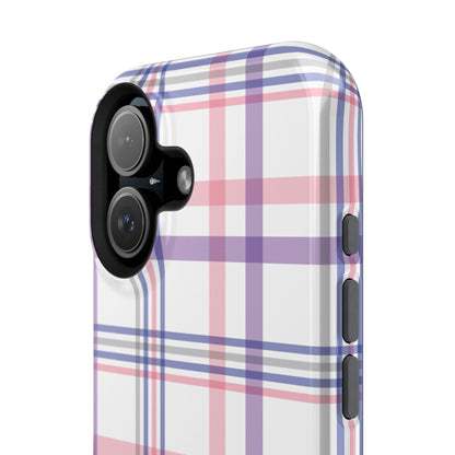 Impact-Resistant Cases - Spring Plaid Pink Purple