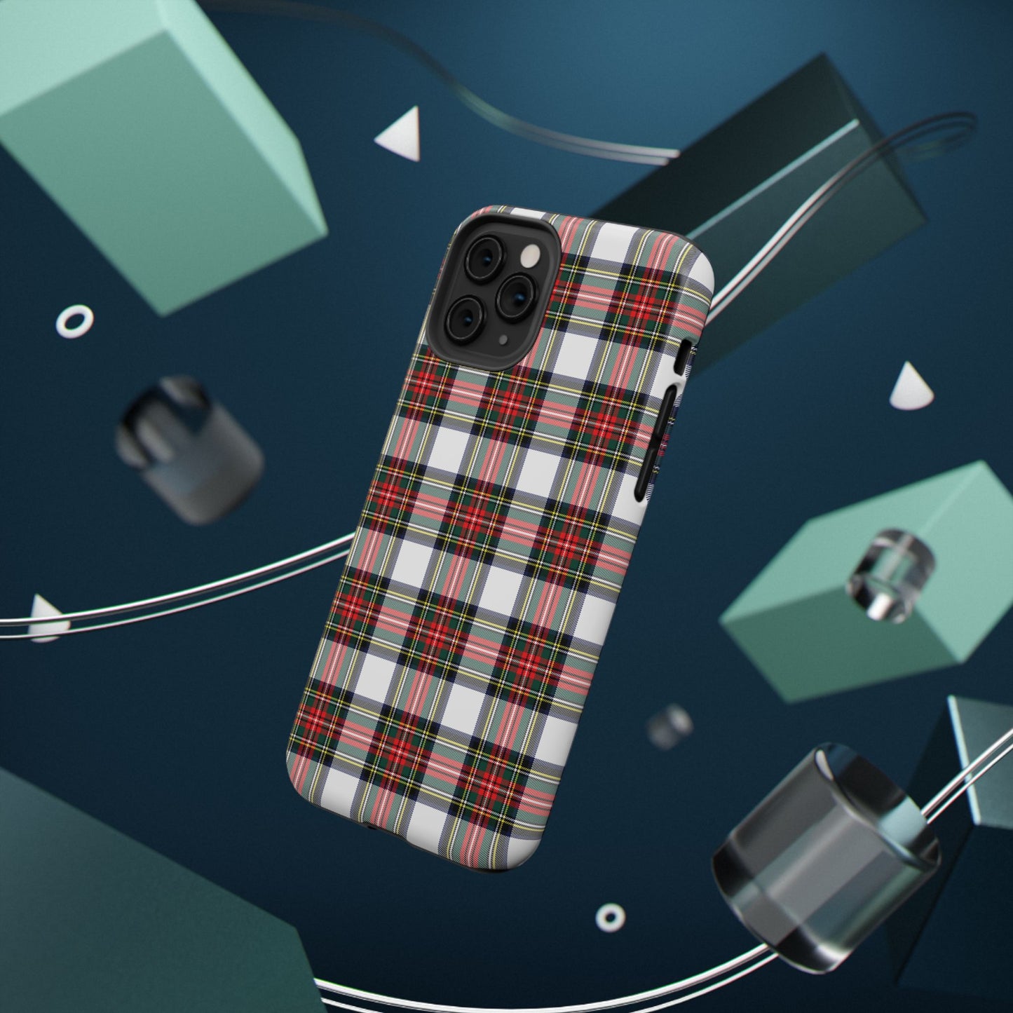 Christmas Tartan Plaid Impact-Resistant Phone Case