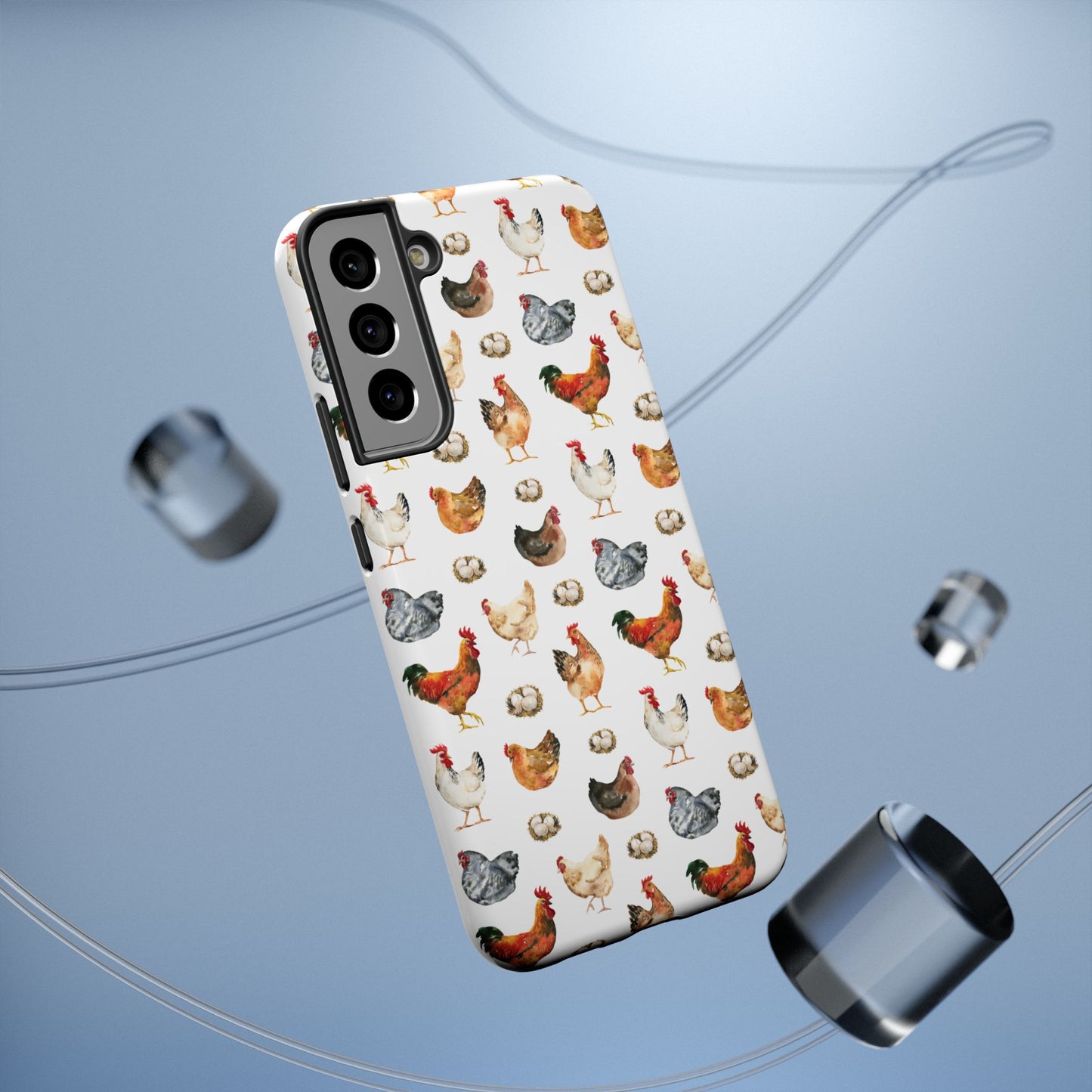 Impact-Resistant Phone Case - Chicken Love