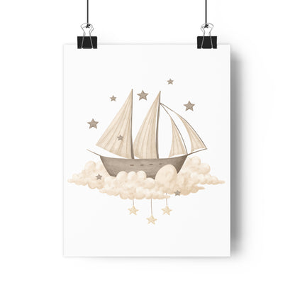 Giclée Art Print Memories of Dreams Ships Neutral