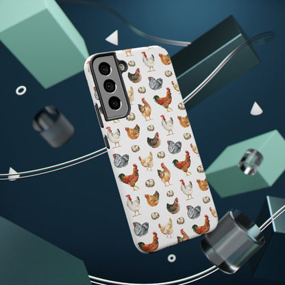 Impact-Resistant Phone Case - Chicken Love