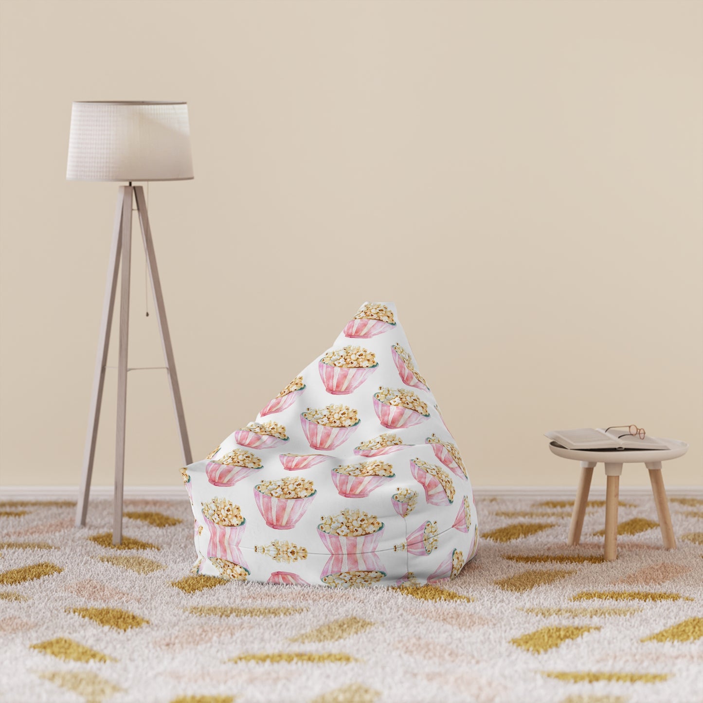 Popcorn Pj Party Bean Bag Chair Cover