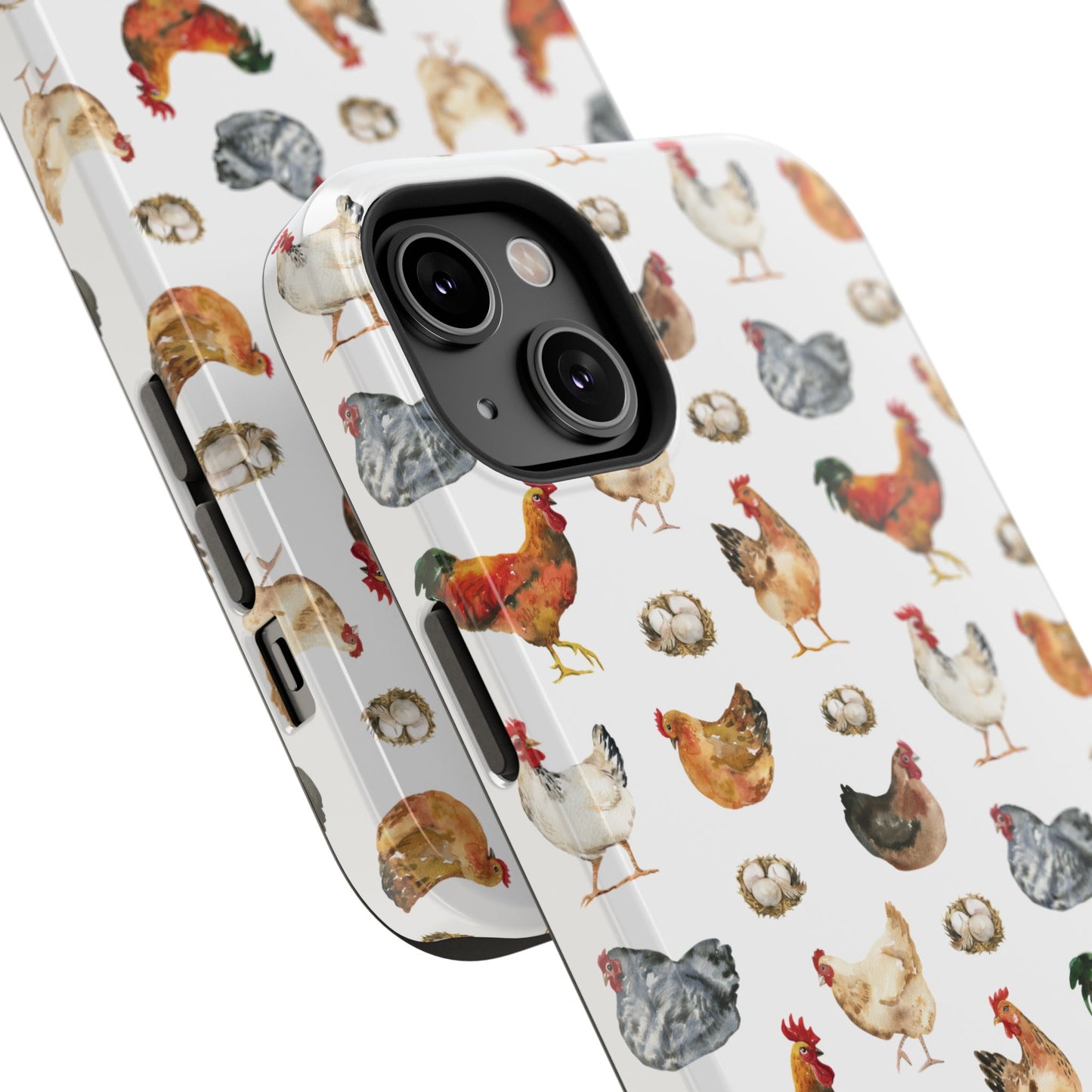 Impact-Resistant Phone Case - Chicken Love