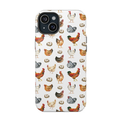 Impact-Resistant Phone Case - Chicken Love