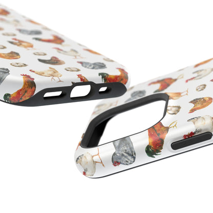 Impact-Resistant Phone Case - Chicken Love