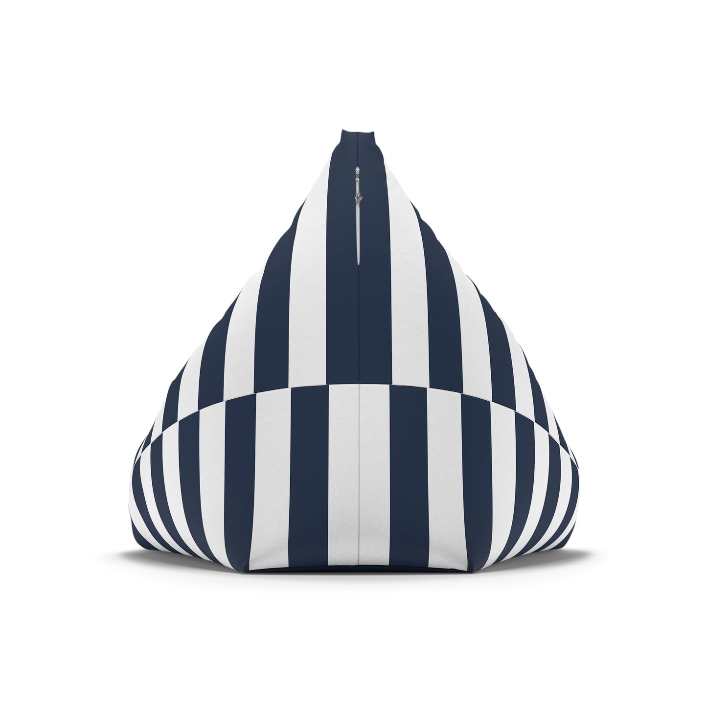 Nautical Navy Stripe Bean Bag Chair Cover