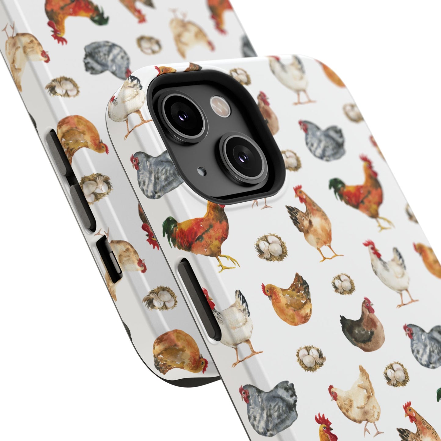 Impact-Resistant Phone Case - Chicken Love