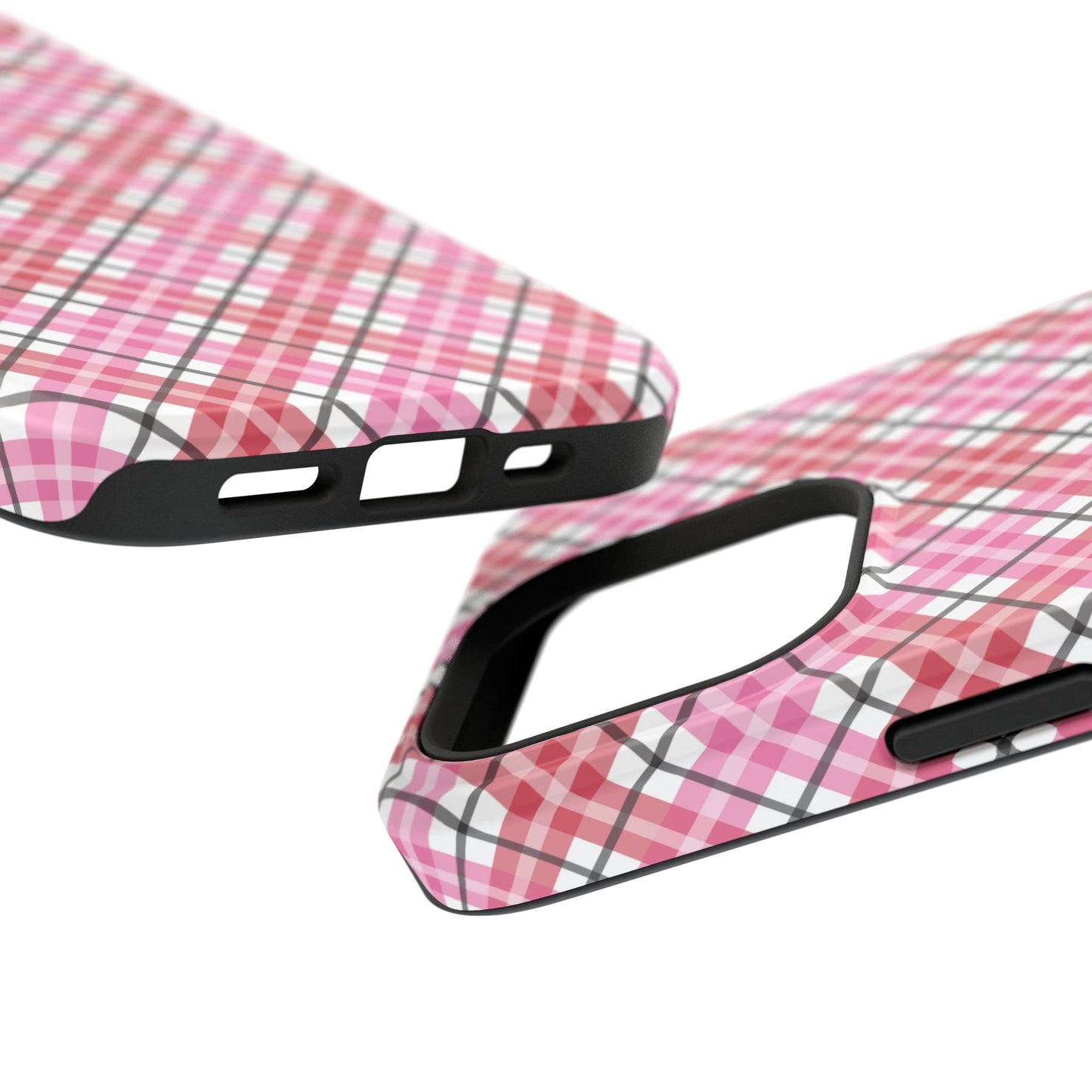 Impact-Resistant Phone Case - Valentine Plaid