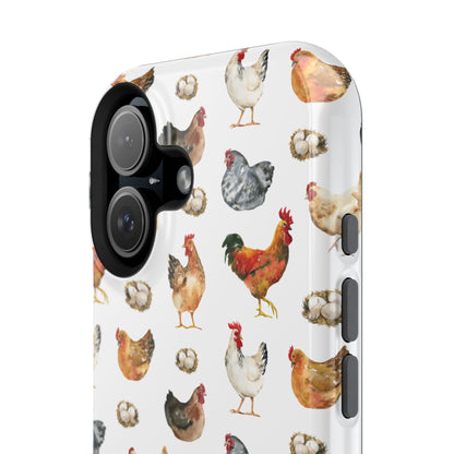 Impact-Resistant Phone Case - Chicken Love