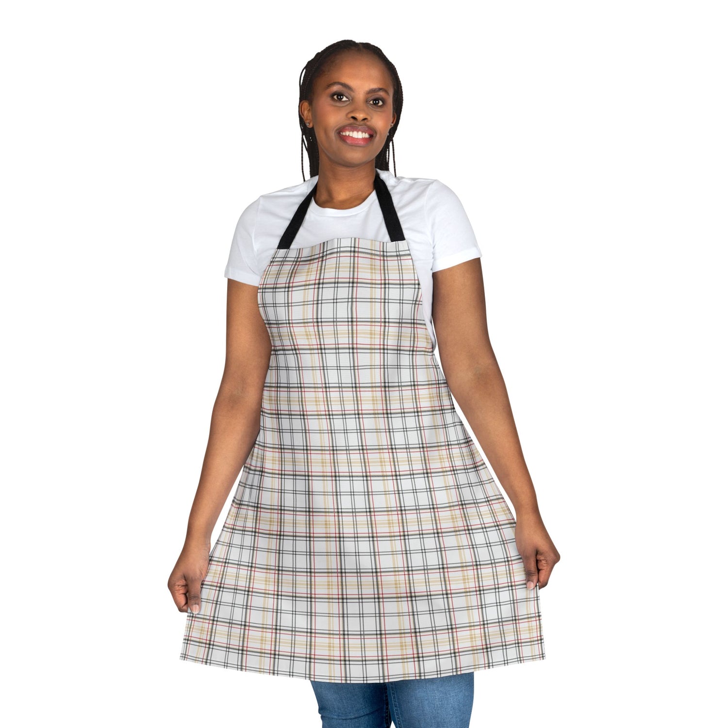 Stylish Cooking Apron with 5-Color Straps, Perfect Gift for Chefs, Grill Masters, Baking Lovers, Home Cooks