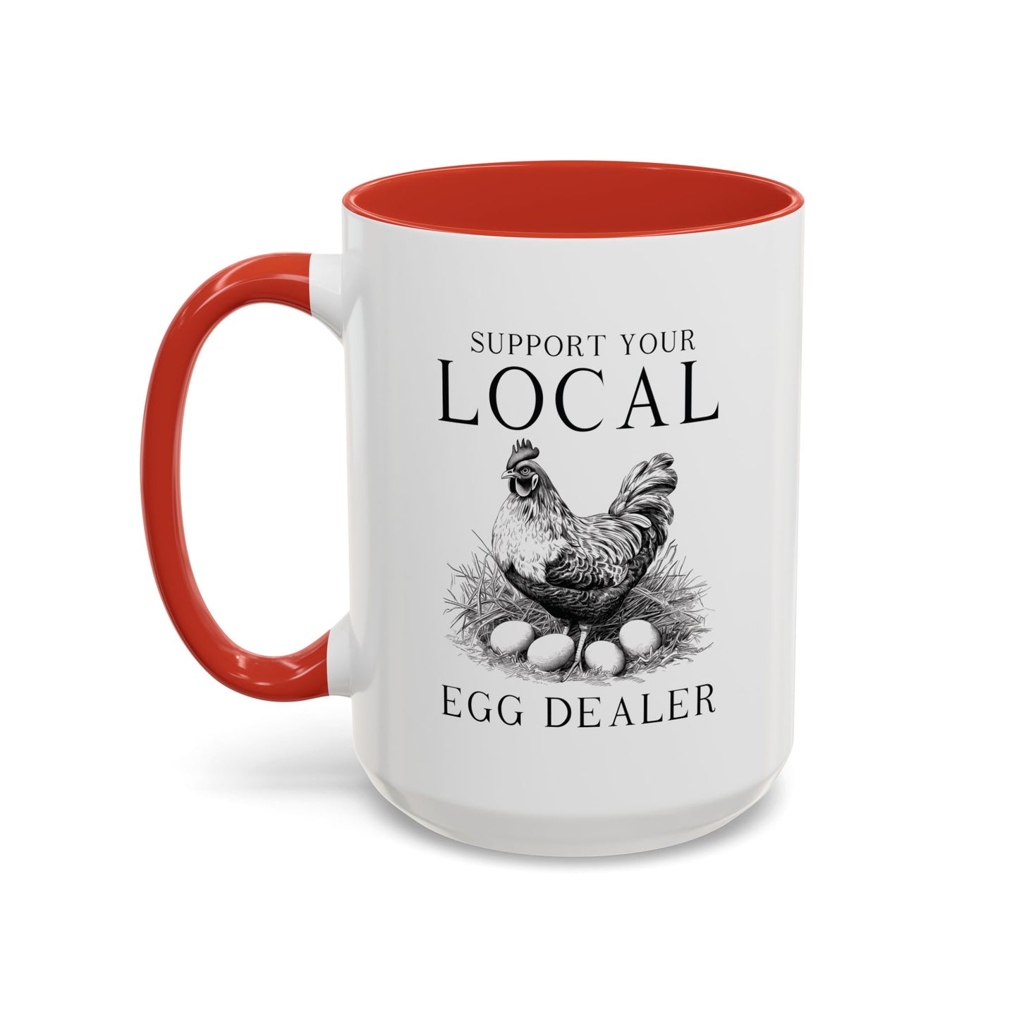 Accent Coffee Mug (11, 15oz)- Egg Dealer