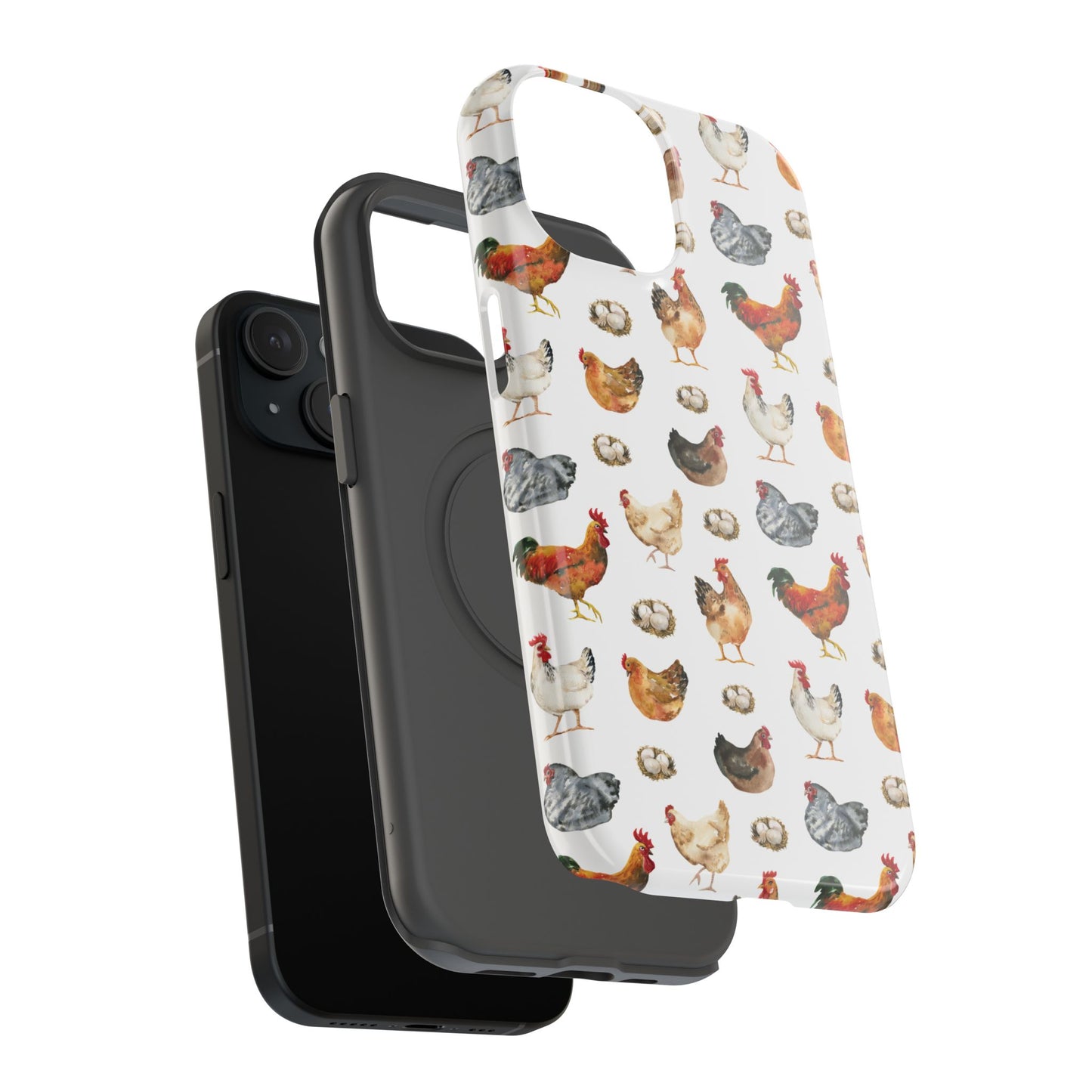 Impact-Resistant Phone Case - Chicken Love