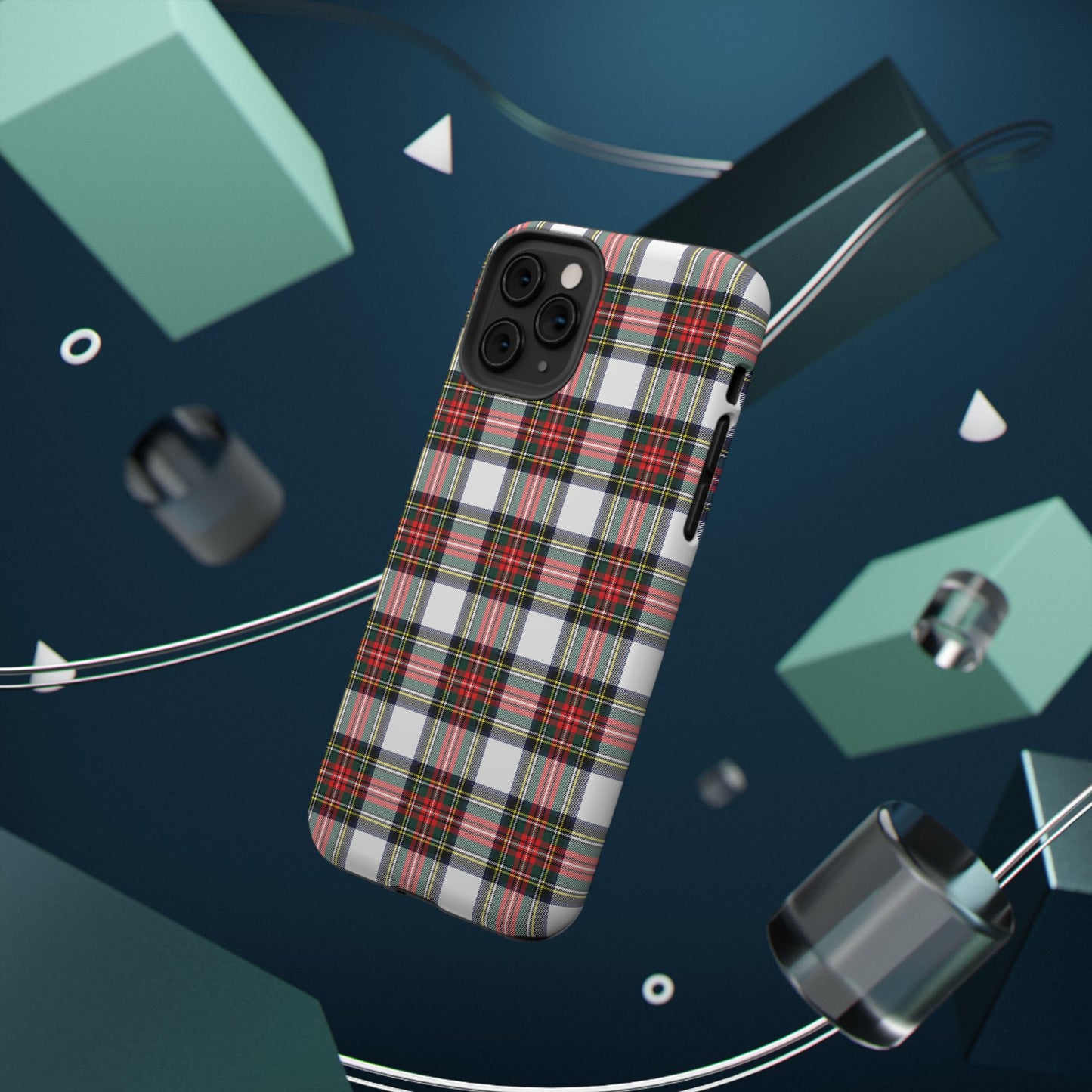 Christmas Tartan Plaid Impact-Resistant Phone Case