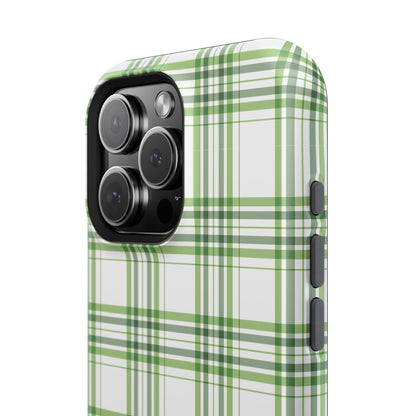 Impact-Resistant Phone Case -St. Patrick's Day Plaid