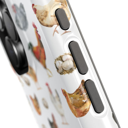 Impact-Resistant Phone Case - Chicken Love